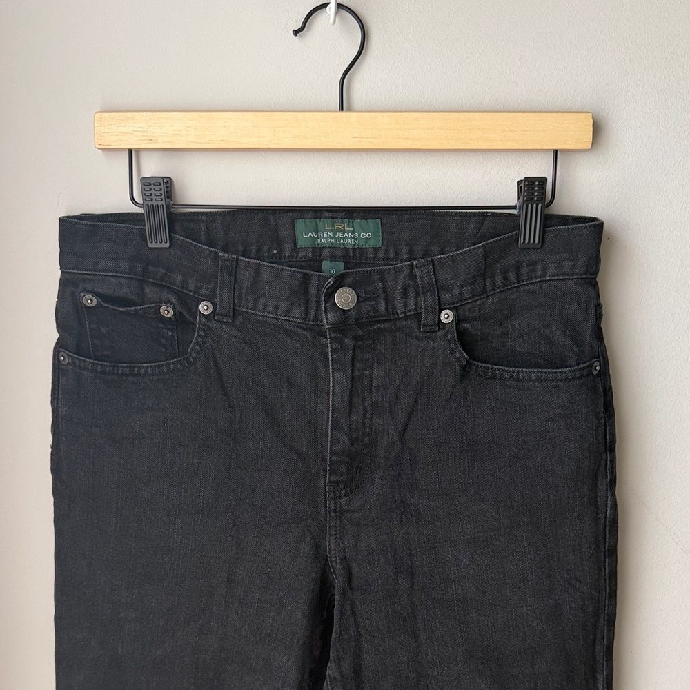 Ralph Lauren Lauren Jeans Co LRL Black Classic Straight